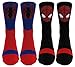 Marvel Spiderman Mens Athletic Performance Crew Socks 2 Pair Pack