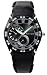 Police 'Florence' Ladies Black Leather Strap With Black Dial Watch