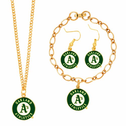 MLB Oakland Athletics Jewelry Set