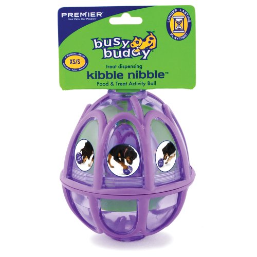 Premier Pet Products Busy Buddy Kibble Nibble Feeder Dog Ball, Small