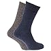 Mens Heavy Weight Boot Socks With Terry Cushioning (Pack Of 2)