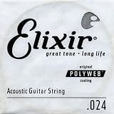 Elixir Gitarrensaite 0.024 (80/20 Bronze, Polyweb-Beschichtung)