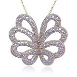 18k Yellow Gold Plated Sterling Silver Diamond Pendant, 18 512vLuVXeUL. SL160 18k Yellow Gold Plated Sterling Silver Diamond Pendant, 18
