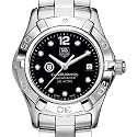 Cornell University TAG Heuer Watch - Women?s Steel Aquaracer with Black Diamond Dial at M.LaHart
