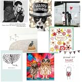 Greeting cards collection.  Smile 1 - 8 contemporary and humorous cards.  Premium quality cards.