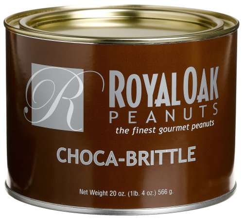 Royal Oak Gourmet Chocolate Covered Peanut Brittle, 20-Ounce Tins (Pack of 2)