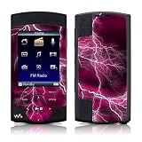 Apocalypse Pink Storm Design Skin Decal Sticker for the S Series Sony Walkman