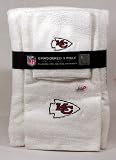 Kansas City Chiefs NFL 3 PC Embroidered Bath Towel Set