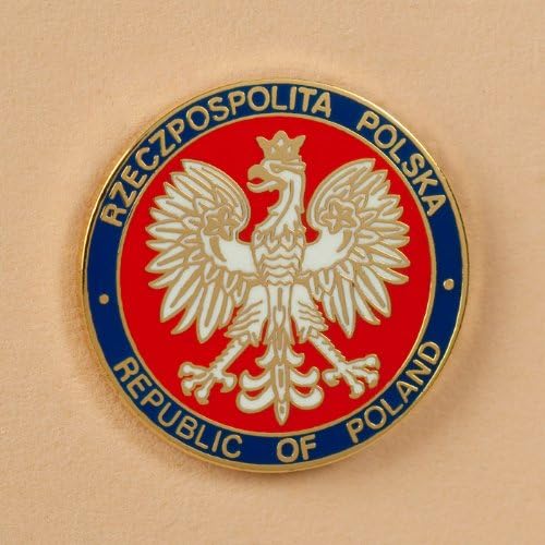 Lapel Pin - Polish White Eagle