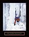 Determination - Ice Climber, Motivational Poster