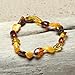Genuine Amber bracelet for women - Multicolored