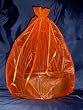 Organza Sheer Basket Bag Gift Pouch-22"x25" - Red - Gift Baskets