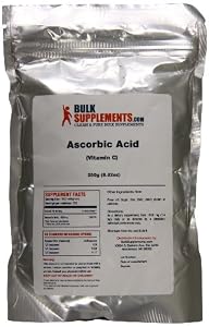 BulkSupplements Pure Ascorbic Acid (Vitamin C) Powder (250g)