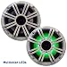 Kicker 11KM6LW 6" 2-Way KM Series Light-Up Water-Resistant Coaxial Marine & Boat Speakers w/ 1/2" Dome Tweeters RS.19399.00