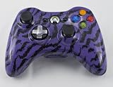 PURPLE TIGER w/ Transforming D-pad Xbox 360 Modded Controller (Rapid Fire) COD Black Ops, MW2, MOD GAMEPAD