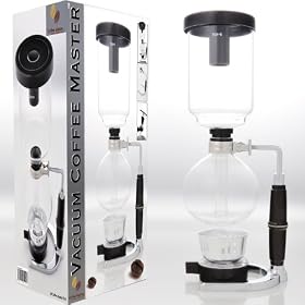 Coffee Master 5-Cup Syphon / Vacuum Glass Coffee Maker