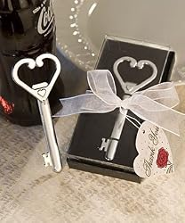 Heart Accented Key Bottle Opener Favor (Set of 50) - Wedding Party Favors