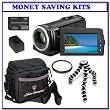 Sony HDR-CX100/B High Definition Handycam&reg; Camcorder w/Smile Shutter & 10x Optical Zoom (Black) + Sony MSMT4G 4GB Memory Stick PRO Duo (Mark2) Media + Tonino Lamborghini Camera Case Carry Bag + Replacement Rechargable Battery Pack (NP-FH50) + 30mm UV Haze Glass Filter + Joby Gorillapod Flexible Tripod