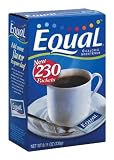 Equal Sweetener Packets 230-Count Packages (Pack of 12)