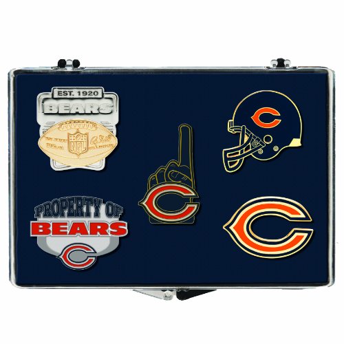 NFL Chicago Bears 5-Pin Collector Set