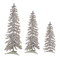 Tinsel Alpine Tree 3-pc. Set - Silver