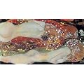 Gustav Klimt - Wasserschlangen 2 (a) Poster Kunstdruck (100 x 50cm)