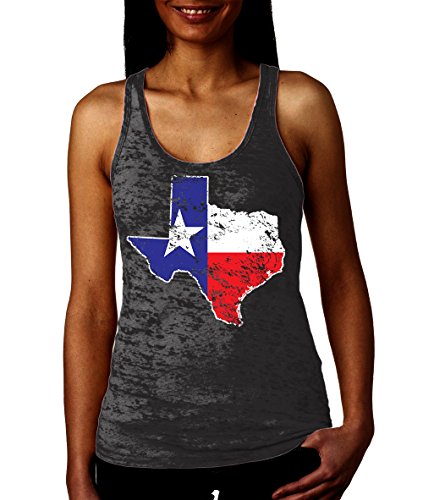 Texas State Map - USA Racerback WOMENS Tank Top