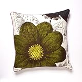 Thomas Paul 100% Linen  Grape Botany  18 inch Pillow