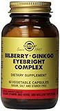 Solgar Bilberry Ginkgo Eyebright Complex Vegetable Capsules - 60 Vegicaps