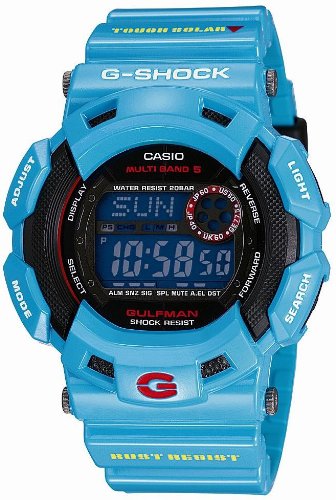 [カシオ]CASIO 腕時計 G-SHOCK ジーショック GULFMAN タフソーラー 電波時計 MULTIBAND 5 GW-9100BL-2JF メンズ