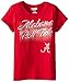 NCAA Univ of Alabama Women's College Short Sleeve Deep Crew Neck Tee