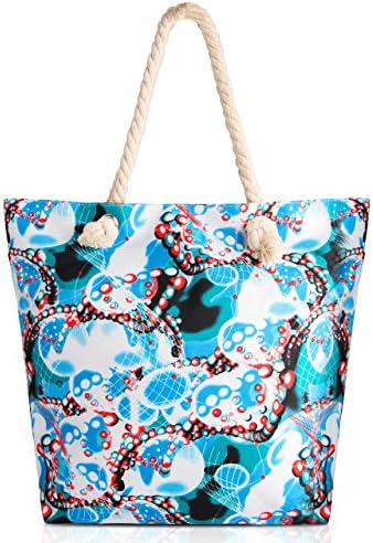 Tote Bag 17 Inch Travel Tote Shoulder Bag Shopping Tote Beach Bag