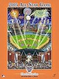 2005 All-Star Game Signed by Charles Fazzino. Art Print Poster 18 inches width by 24 inches height. Highest Quality Art Poster Print