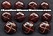 11 piece GENUINE LEATHER BUTTON SET ~Dark Burgundy~ For Harris Tweed Sport Coats & Blazers ~ LEATHERBLAZERBUTTONS.COM