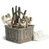 Wicker Cutlery Holder