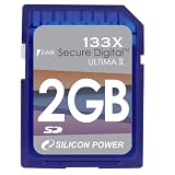 シリコンパワー SDメモリーカード 133倍速 2GB ブリスターパッケージ 永久保証 SP002GBSDC133V10