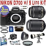 BRAND NEW NIKON D700 (IMPORT) w/ NIKON 18-55 VR LENS + NIKON 55-200 VR LENS ....