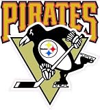 Ultimate Steelers Pirate and Penguin Decal 5 inch