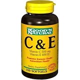 C & E with rose Hips 500 Mg - 100 Softgels