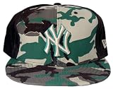 MLB New York Yankees New Era 59Fifty Camo Glitter Fitted Hat Cap, 7