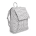 Olive n Figs Quilted Backpack - Black & White Polka Dots