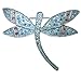 Blue Dragonfly Animal Pin Brooch