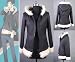 Durarara Izaya Orihara Black Coat Cosplay Costume