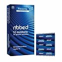 Pasante Healthcare RIBBED CONDOMS - 12 condoms designed for greater sensation!
