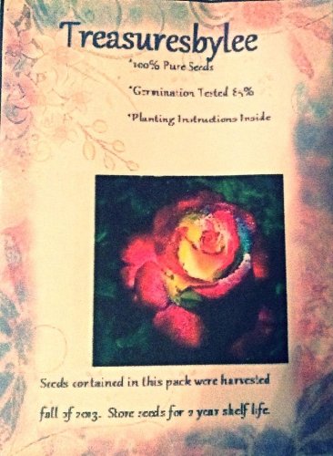 Treasuresbylee - Rains Rainbow Rose - Heirloom Rose Seeds - Free Flower Seed Pack Included