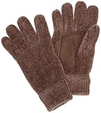 Isotoner Women's Chenille Knit Palm Glove,Morel,One Size