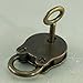 Old Vintage Antique Style Mini Padlocks Key Lock (Lot of 3)