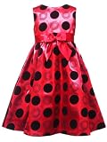 Rare Editions Girls 2-6X Flocked Dot Dress