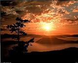 Sunset over beautiful tropical island POSTER vacation - 16