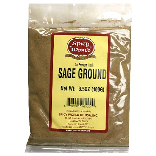 Spicy World Sage Ground, 3.5-Ounce Bags (Pack of 6)
